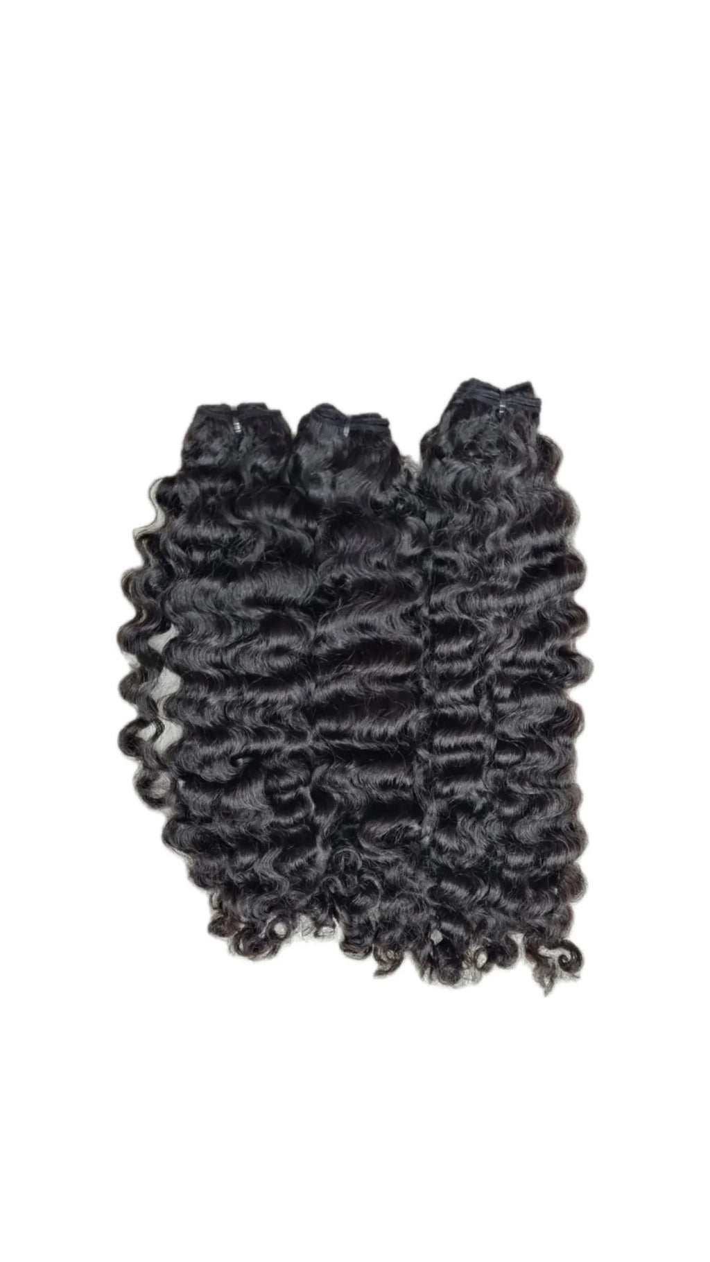 Raw Burmese curly bundle