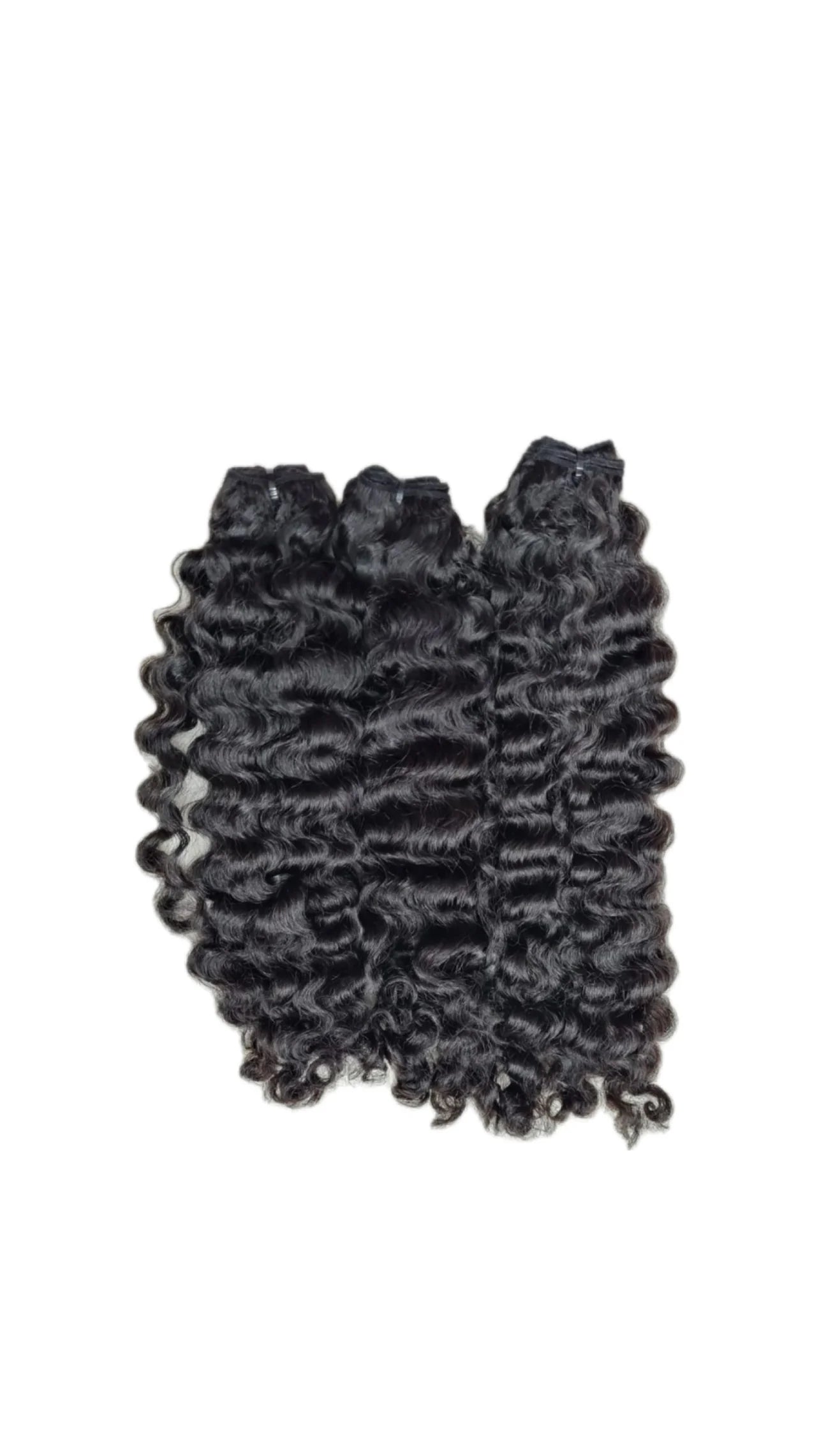 Raw Burmese curly bundle